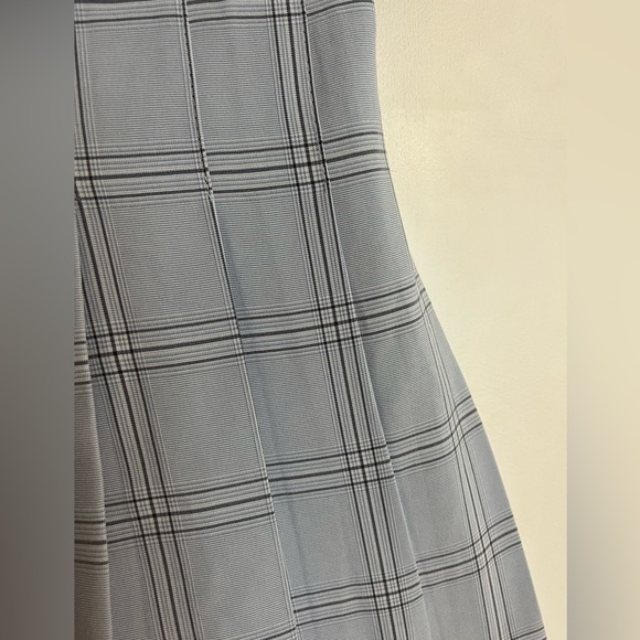 Princess Polly Light Blue Plaid Pleated Mini Skirt - Picture 6 of 9